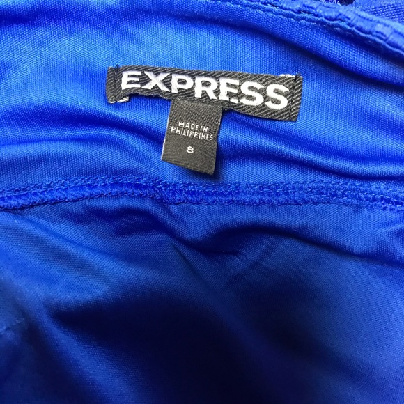 Express | Royal Blue Skirt - Picture 4 of 5